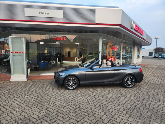 BMW 218 i Cabrio Sport Line DAB Leder NAVI LED