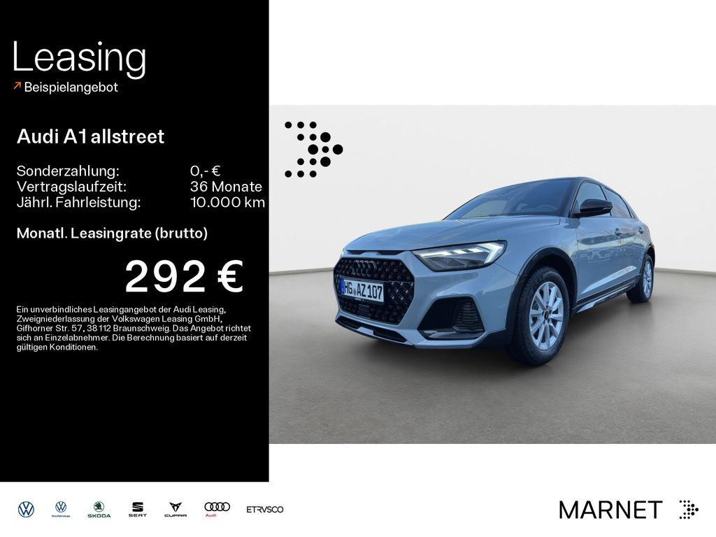 Audi A1 allstreet 30 TFSI 85(116) kW(PS) S tronic