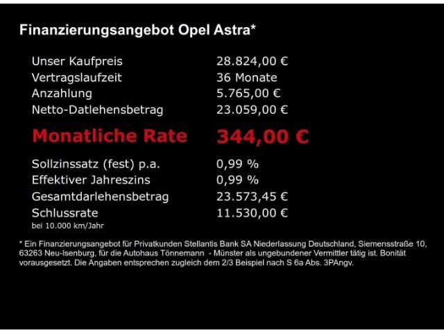 Astra L ST ELECTRIC GS+WÄRMEPUMPE+INTELLILUX+ RÜ