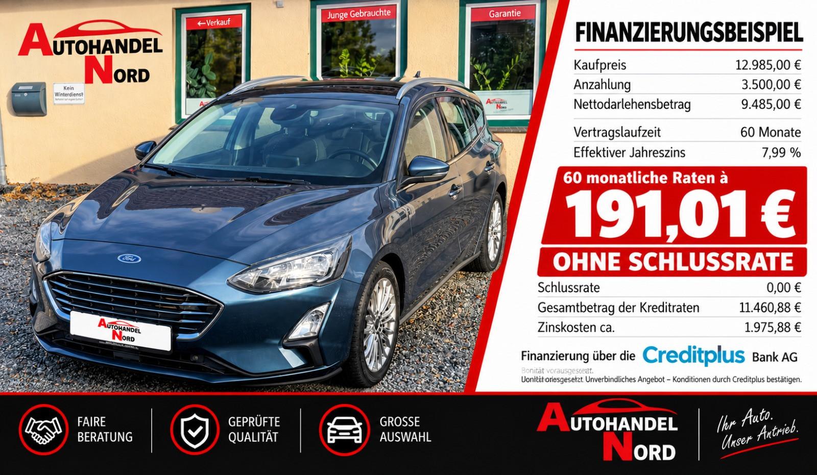 Ford Focus Turnier Aut. Titanium Pano Carplay PDC