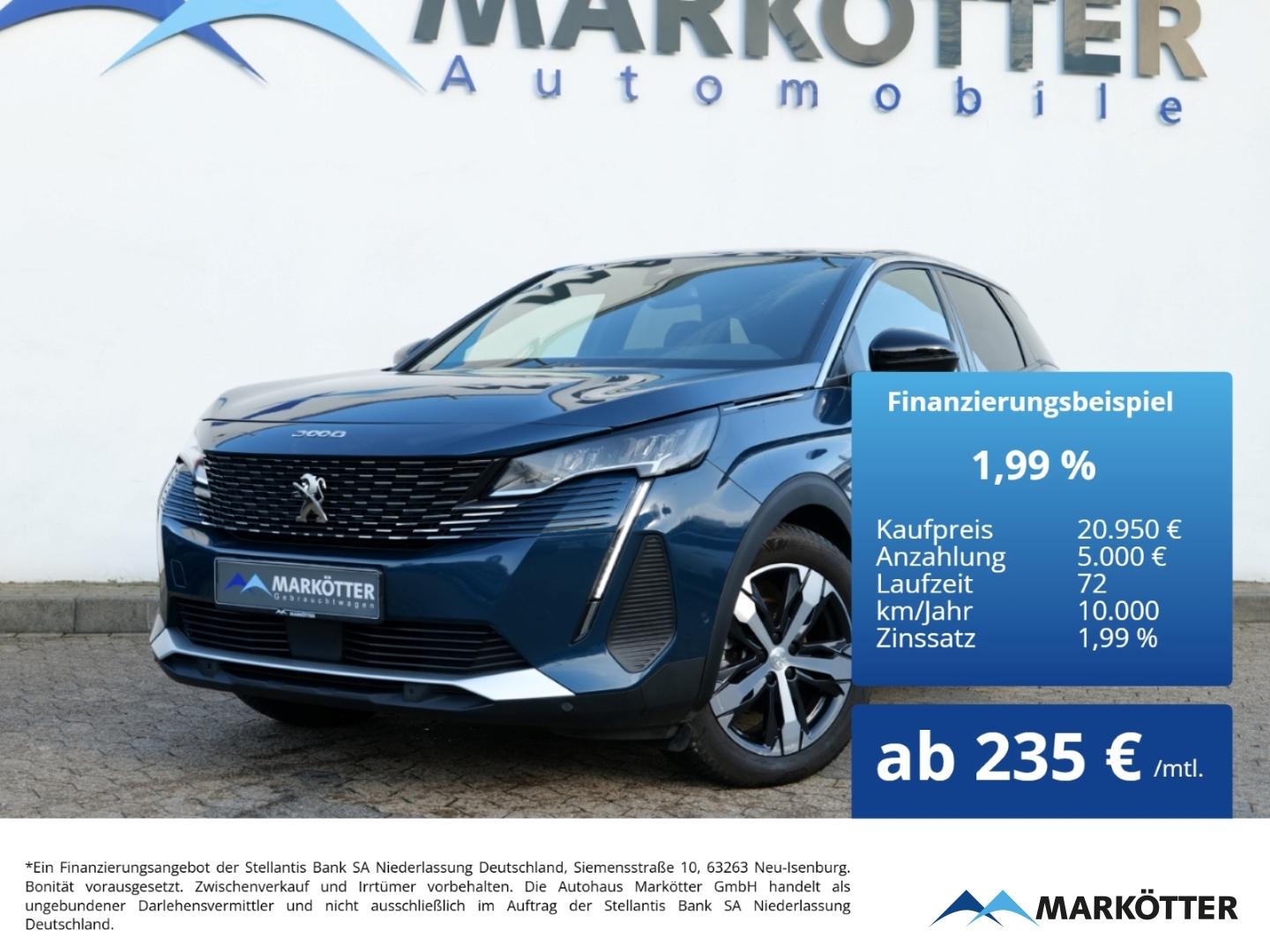 Peugeot 3008 1.2 Allure Pack CAM/Totwinkel/ACC/SHZ