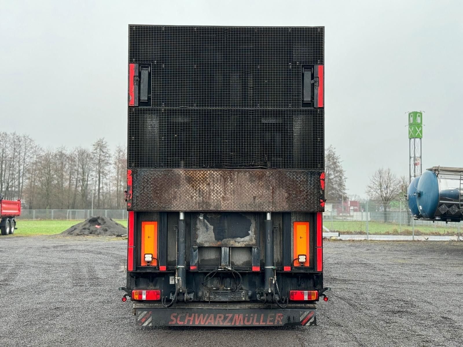Fahrzeugabbildung Andere Wiese SA3-3CS-S Tieflader Plane Lenkachse Edscha