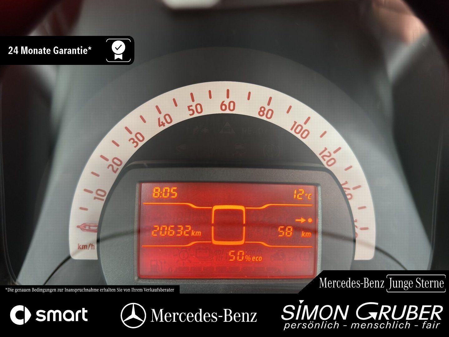 Fahrzeugabbildung Smart Smart fortwo EQ Klima Radio 22 KW Lader