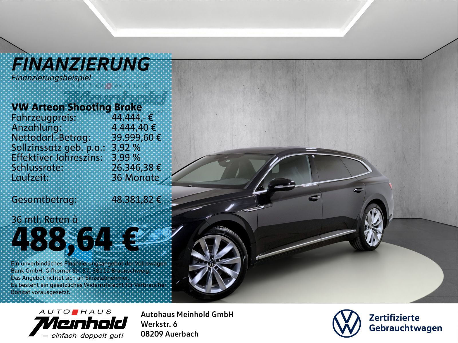 Volkswagen Arteon Shooting Brake 2.0 TDI DSG 4M R-Line AHK