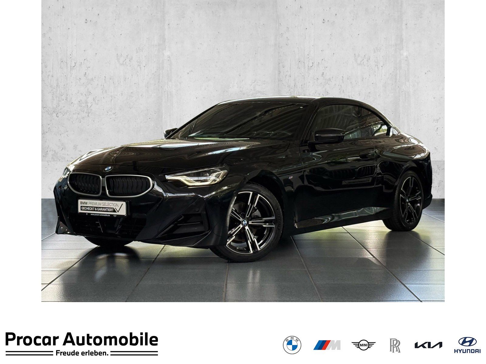 BMW 220i Coupé M Sport AdapLED PA RFK Shz AHK 18" LM