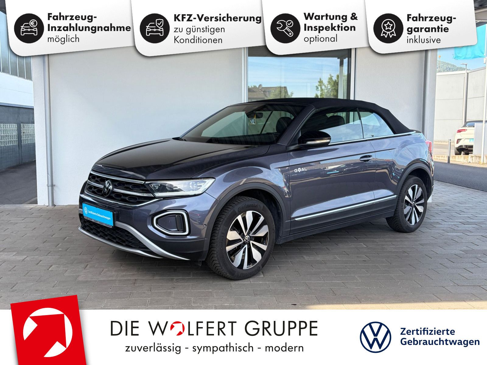 Volkswagen T-Roc Cabriolet GOAL 1.0 TSI RFK NAVI ACC LED CA