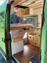 Renault Master CamperVan Ausbau Neu, Autark, Vollholz - Renault Diesel Kastenwagen Camper