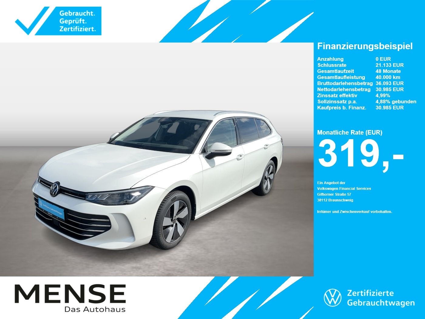 Volkswagen Passat Variant 1.5 eTSI DSG Business CarPlay AHK foto 1
