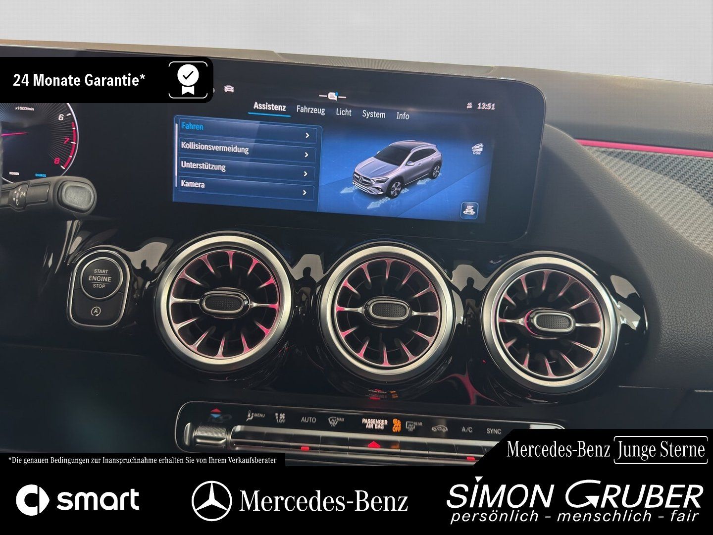 Fahrzeugabbildung Mercedes-Benz GLA 250 4M AMG Premium+ Pano Bur Multibeam HUD
