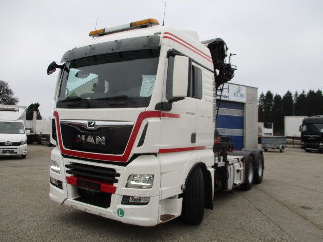 MAN TGX 33.580/6x4, Palfinger Holzkran, TÜV,Retarder