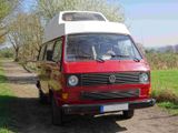 Volkswagen VW T3 1,9L 57kW WBX Automatik Campingbus 1... - : Campingbus