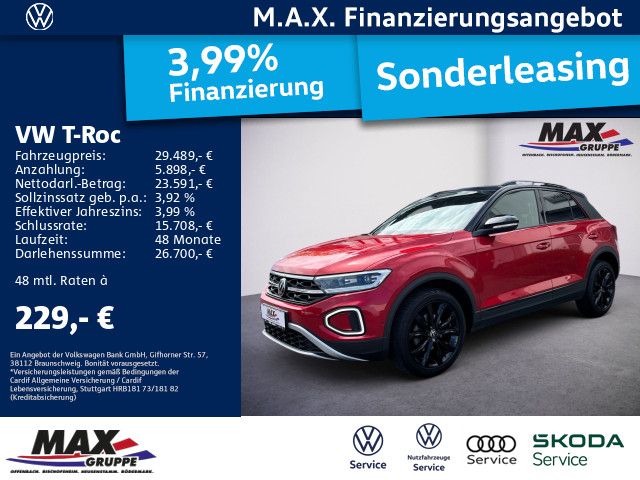 T-Roc 1.5 TSI DSG BLACK STYLE LED+PANO+KAM+AHK+