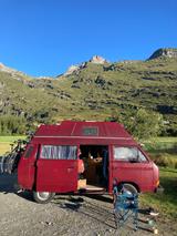 Volkswagen T3 - weinrot mit festem Hochdach - Volkswagen T3 hochdach
