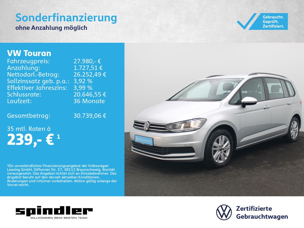 Touran Comfortline 1.5 TSI DSG / Navi, ACC, SHZ