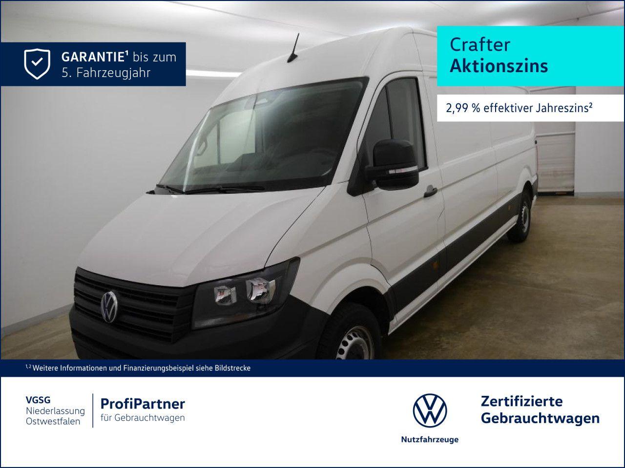 Volkswagen Crafter Kasten lang Navi Rear View vorber. AHK