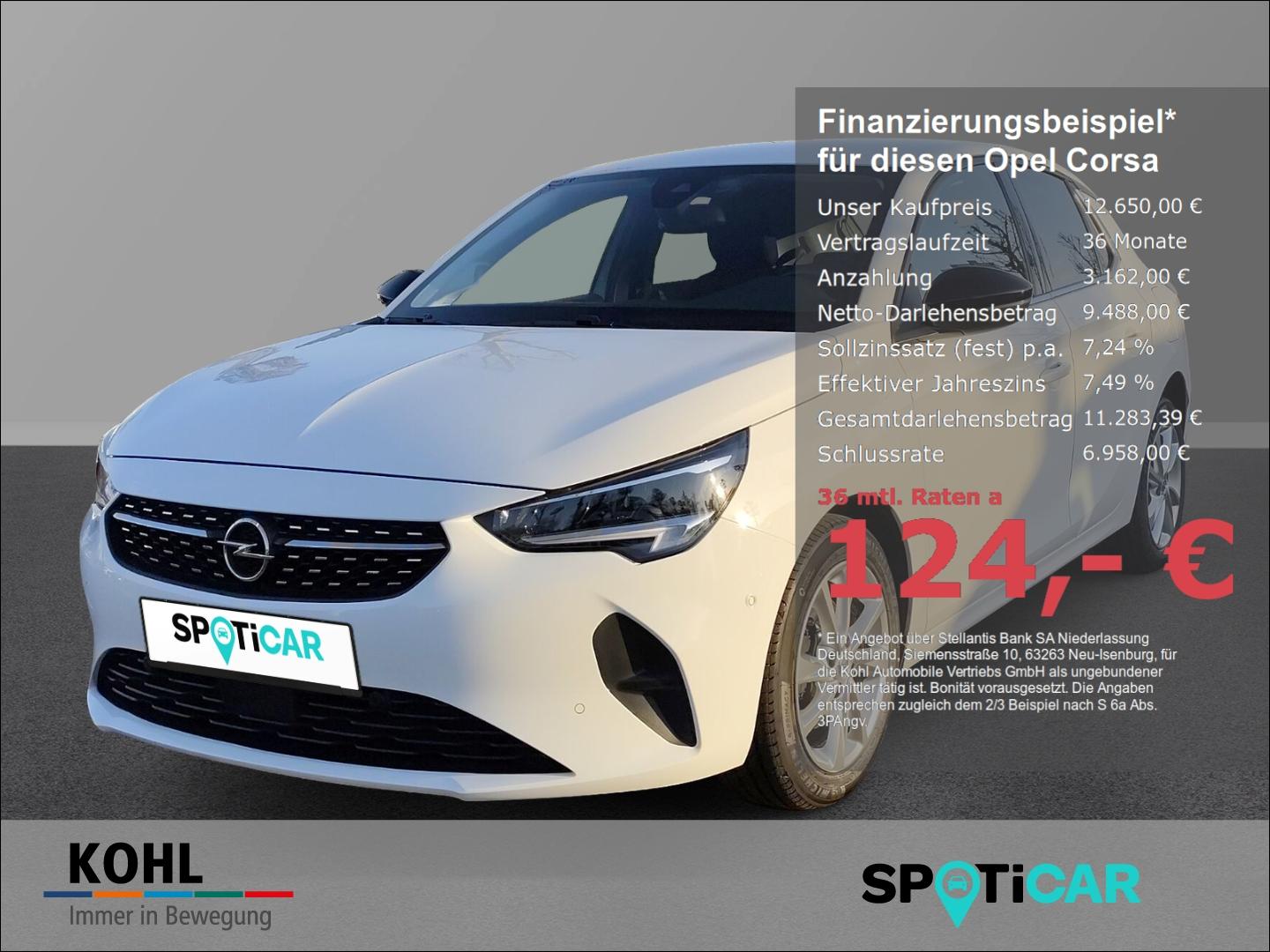 Opel Corsa F Elegance Spurhalteass. Fernlichtass. SHZ
