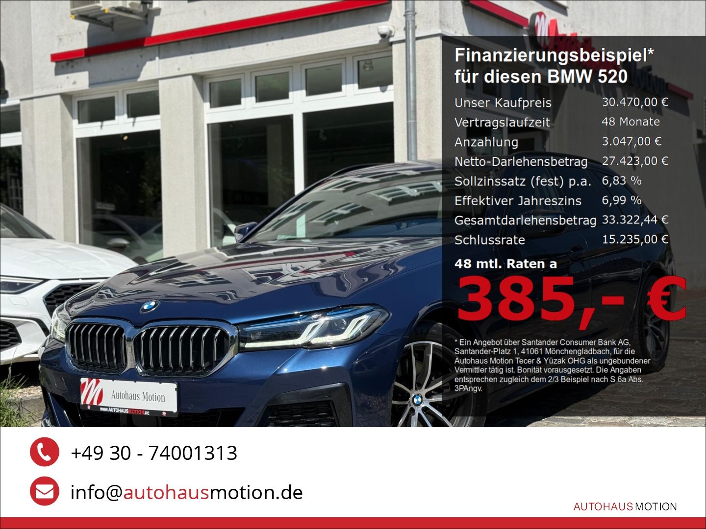 BMW 520 d M Sport Touring Laser Navi Kamera HUD Park