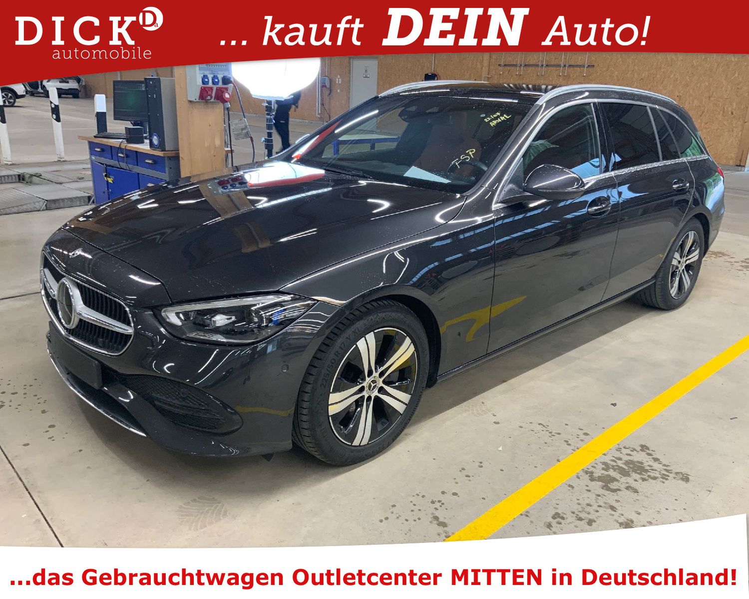 Fahrzeugabbildung Mercedes-Benz C 220d T 9G LED+/ACC/NAVI/NAPPA/STANDHZ/HUD/8Fa