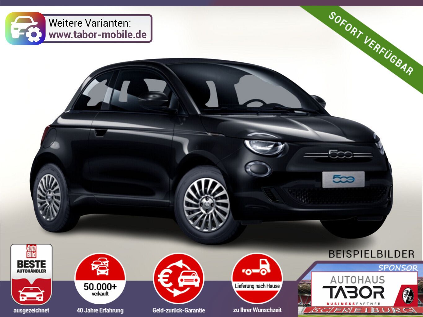Fiat 500e 42kWh Klimaaut. Nav PDC Kam UVP-37%*