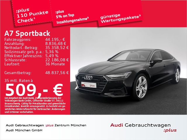 AUDI A7 Sportback 50 TDI qu. S line Pano/HuD/Kamera/H