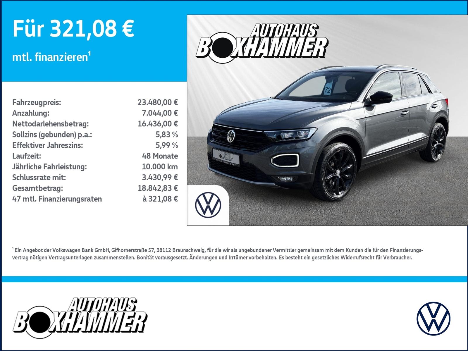 Volkswagen T-Roc 1,5 TSI DSG Style AHK+NAVI+BLIND.SPOT+RÜCK