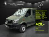 Mercedes-Benz Sprinter 316 CDI Doka 4x4 Olivgrün foliert - ori - Mercedes-Benz Sprinter: Allradantrieb, Van