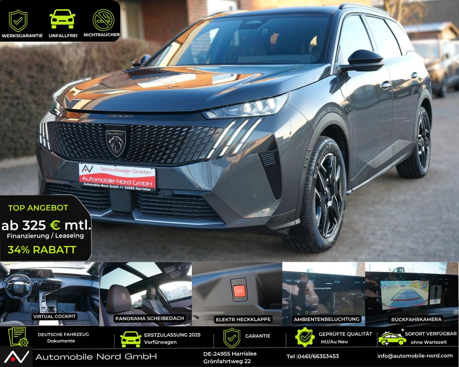 Peugeot 5008 145 GT*Panorama*7 Sitzer*Kamera