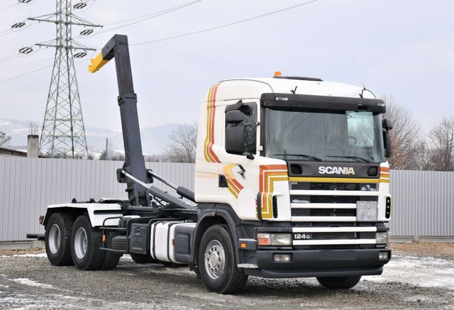 Scania R124 470 Abrollkipper * 6x2 * Motor Problem