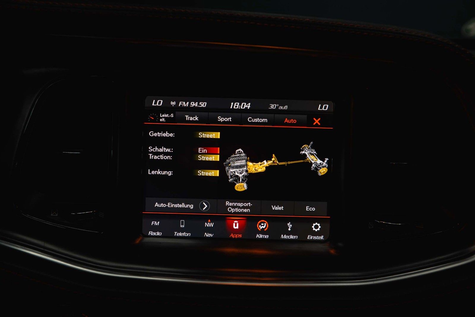 Fahrzeugabbildung Dodge Challenger 6.4 V8 SRT 392 R/T SCATPACK RED DEVIL