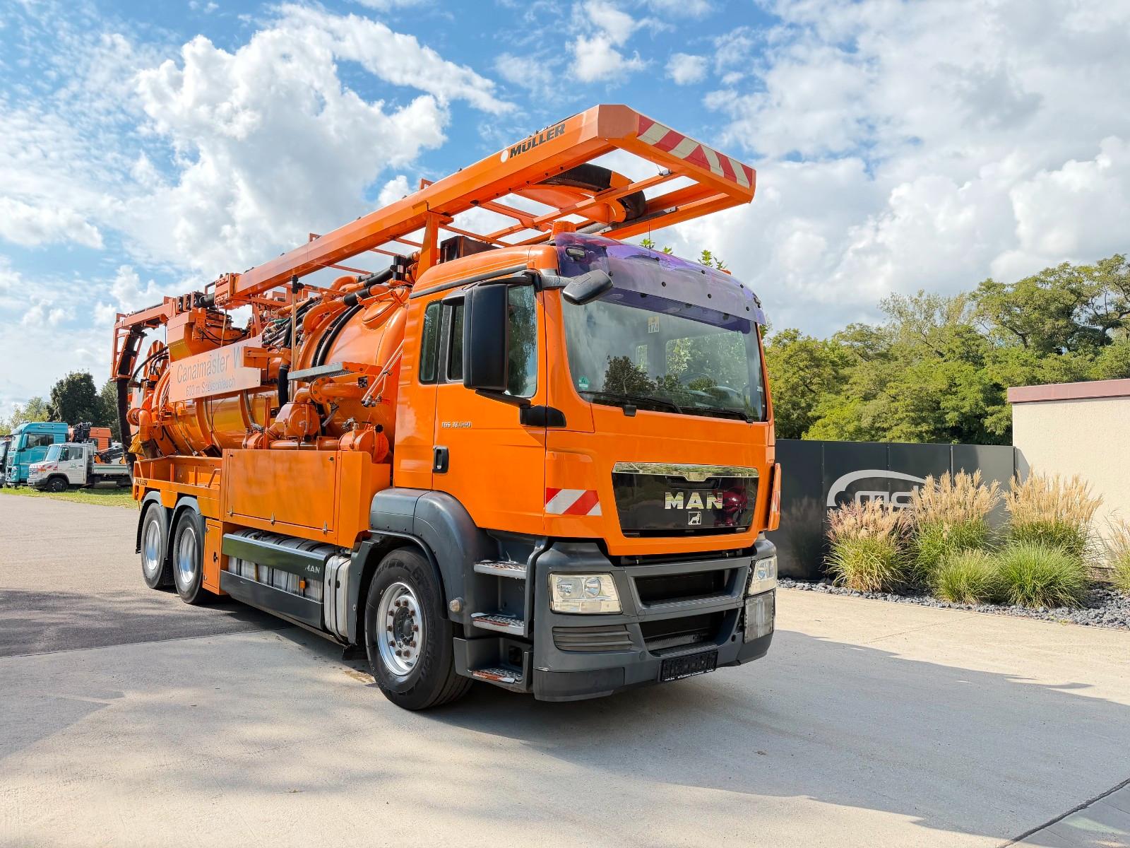 MAN TGS 33.540 Müller Saug-Druck-Kombispüler Recycle