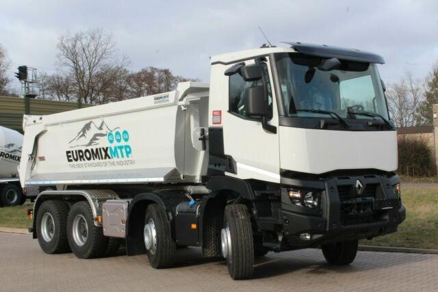 Renault K480 8X4 EuromixMTP Kipper
