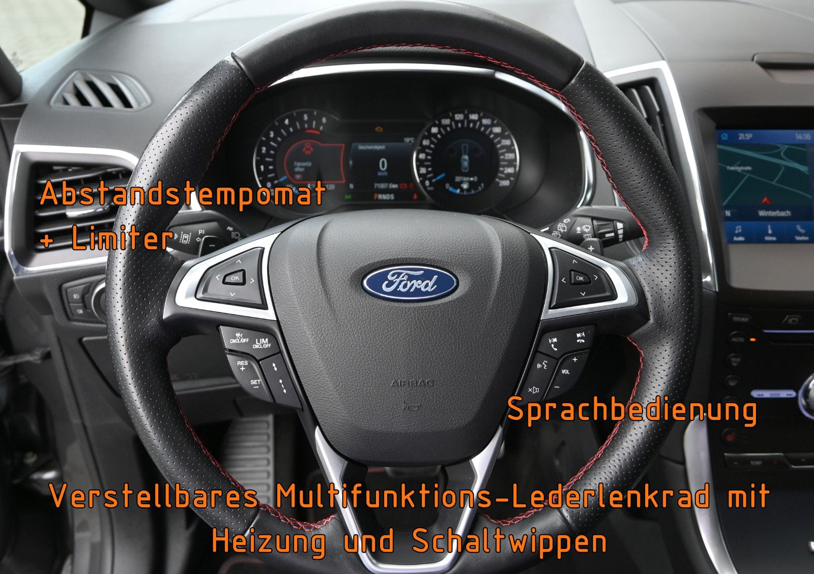 Fahrzeugabbildung Ford S-Max 2,0D EcoBlue ST-Line °ACC°AHK°STANDHEIZ°