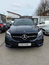 Mercedes-Benz GLE 43 AMG*2.HAND*NAVI*PANO*STANDH*ABSTANDTEMPO* - mit Benzin-Antrieb: Blau, Fernlichtassistent, Geländewagen, mit Klimaanlage