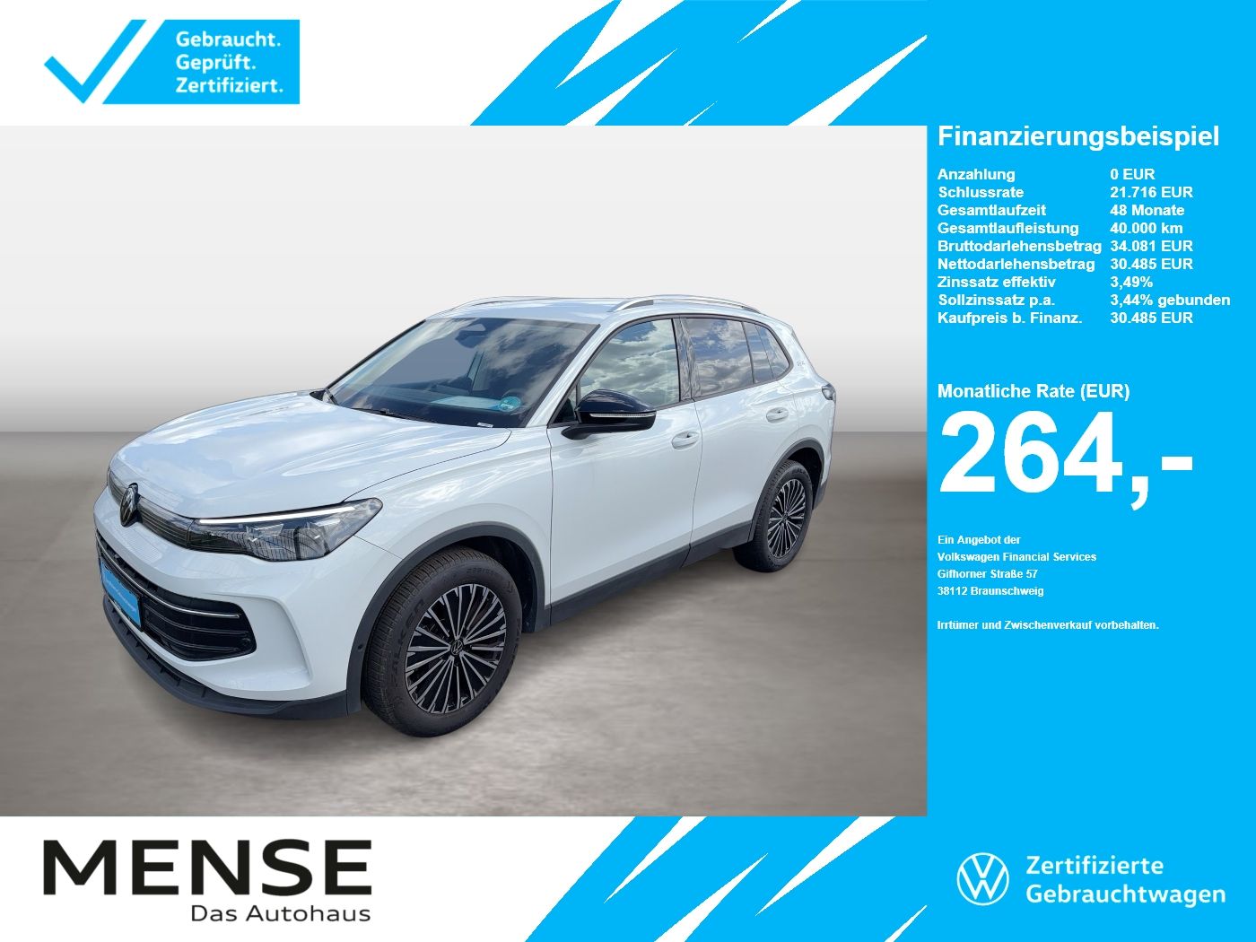 Volkswagen Tiguan 1.5 eTSI DSG Goal Life CarPlay AHK ACC LM foto 1