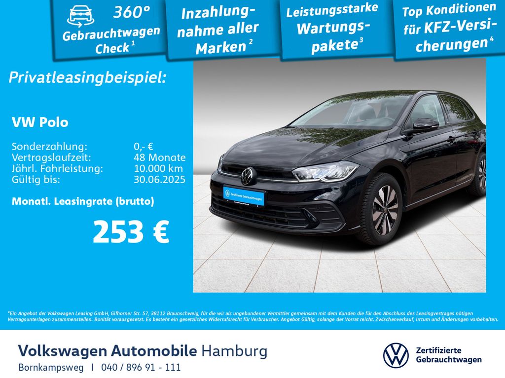 Volkswagen Polo 1.0 TSI Move DSG AHK Navi LED Kamera