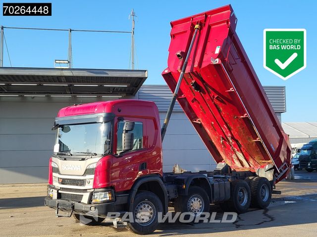 Scania P410 8X4 19m3 Big-Axle Steelsuspension Euro 6