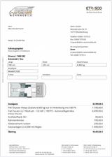Etrusco I 7400 SBC 14.146,00 € Sondernachlass! - Integrierte Wohnmobile & Wohnwagen