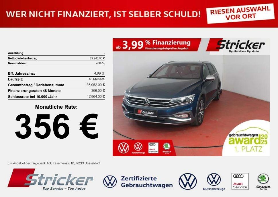 Volkswagen Passat Alltrack 2.0TDI 356,-ohne Anzahlung AHK P
