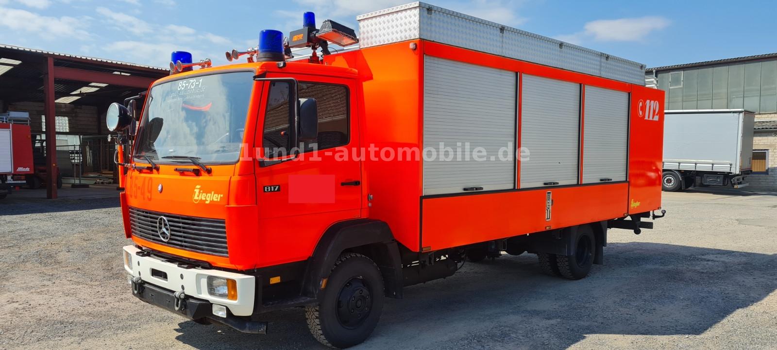 Mercedes-Benz 817 Feuerwehr GWG Nur 9.650 orig. Km