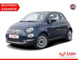 Fiat 500 1.2i Dualogic AT Lounge Pano AAC Alu NSW Tem - Fiat 500: Blau
