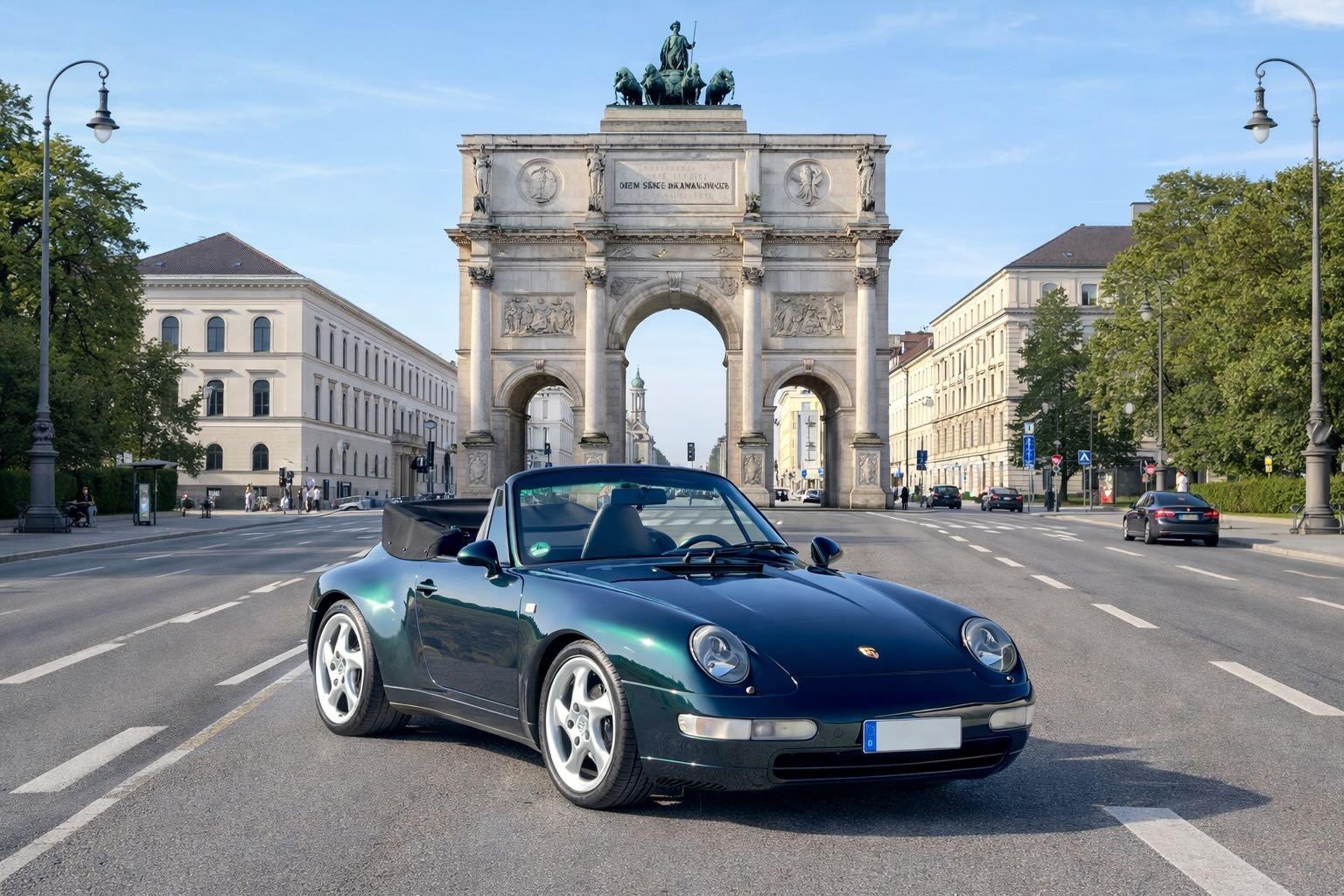 Porsche 993 Carrera 2 Cabrio*Classic Grün*Sportsitze*6Gg