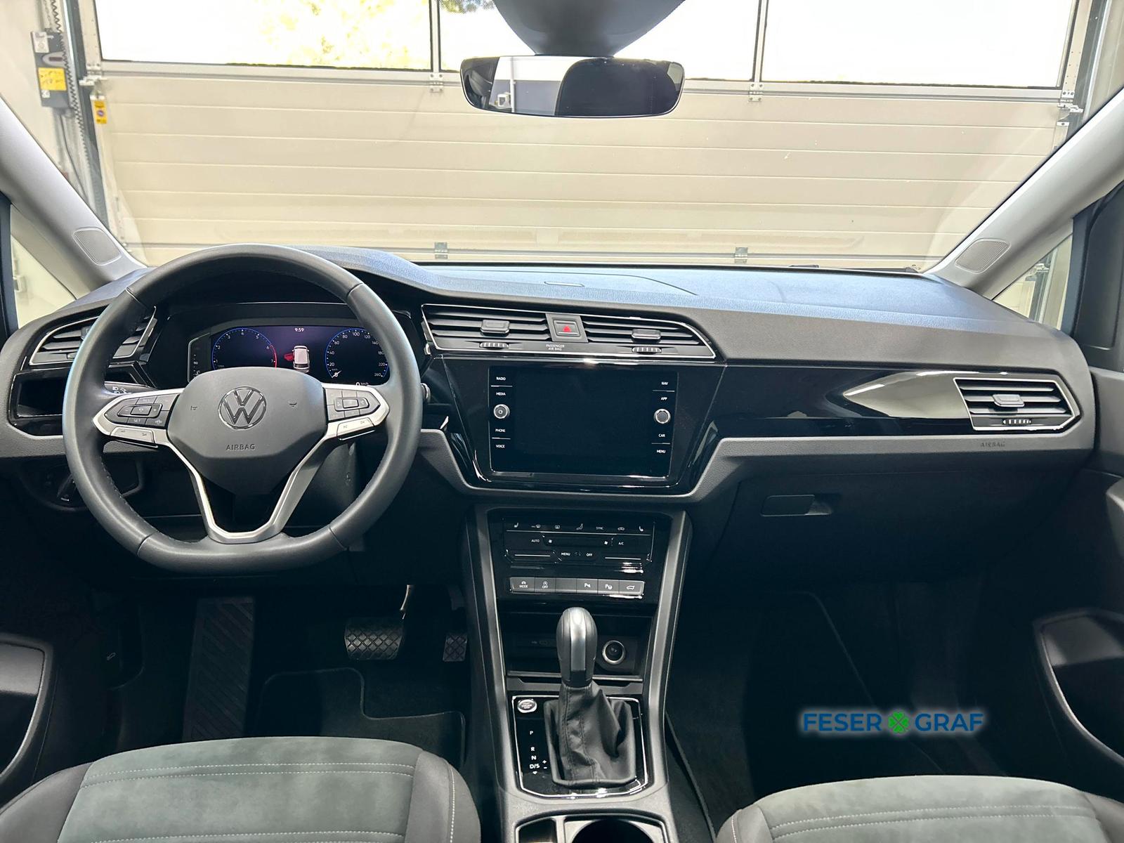 Volkswagen Touran Highline 1.5 TSI DSG 7-Sitze AHK RFK Navi, миниатюра 7