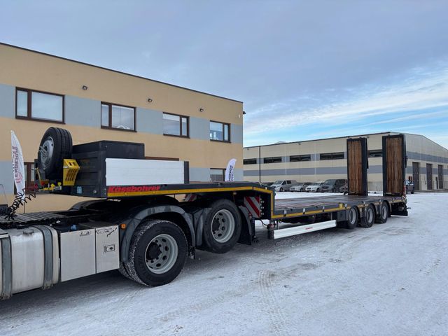 Kässbohrer Lowbed LB3E + STEERING + LIFTING AXLE