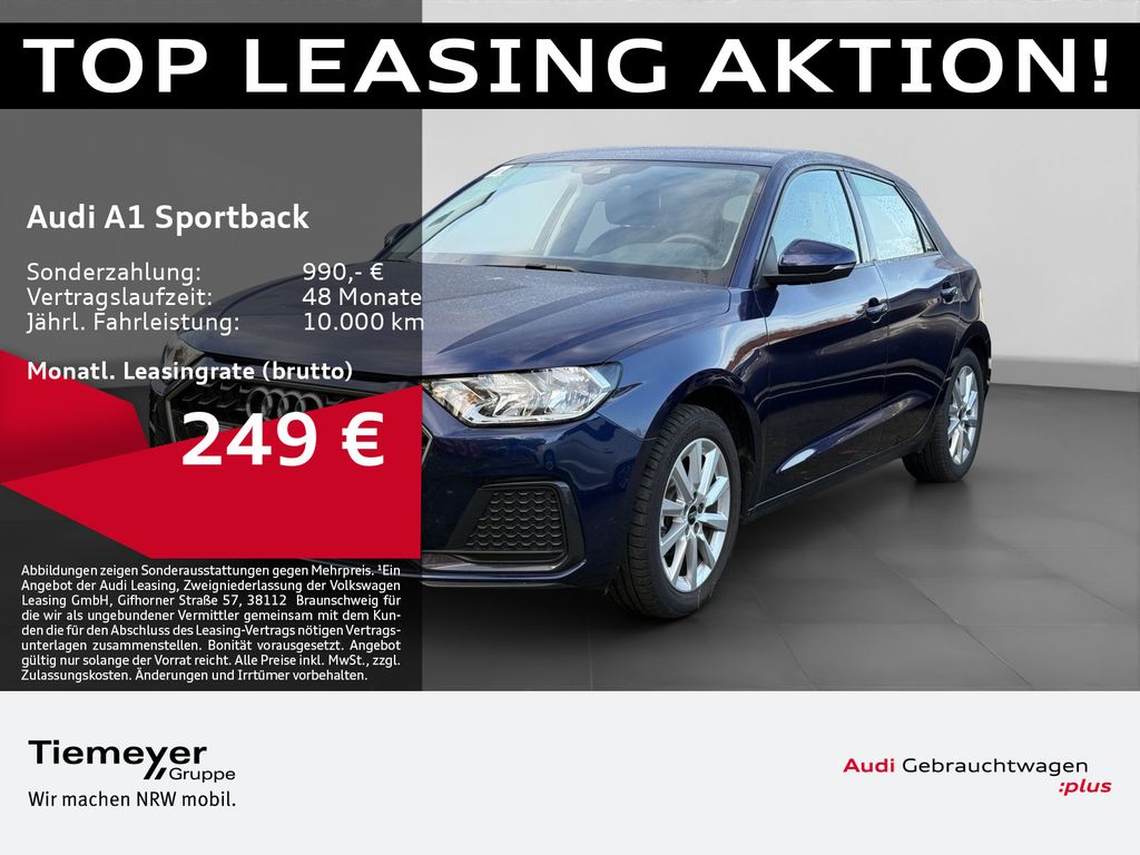 Audi A1 Sportback 25 TFSI ADVANCED LM16 NAVI+ SITZHZG
