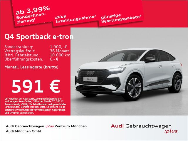 Audi Q4 Sportback e-tron 45 qu. S line Matrix/SONOS/N