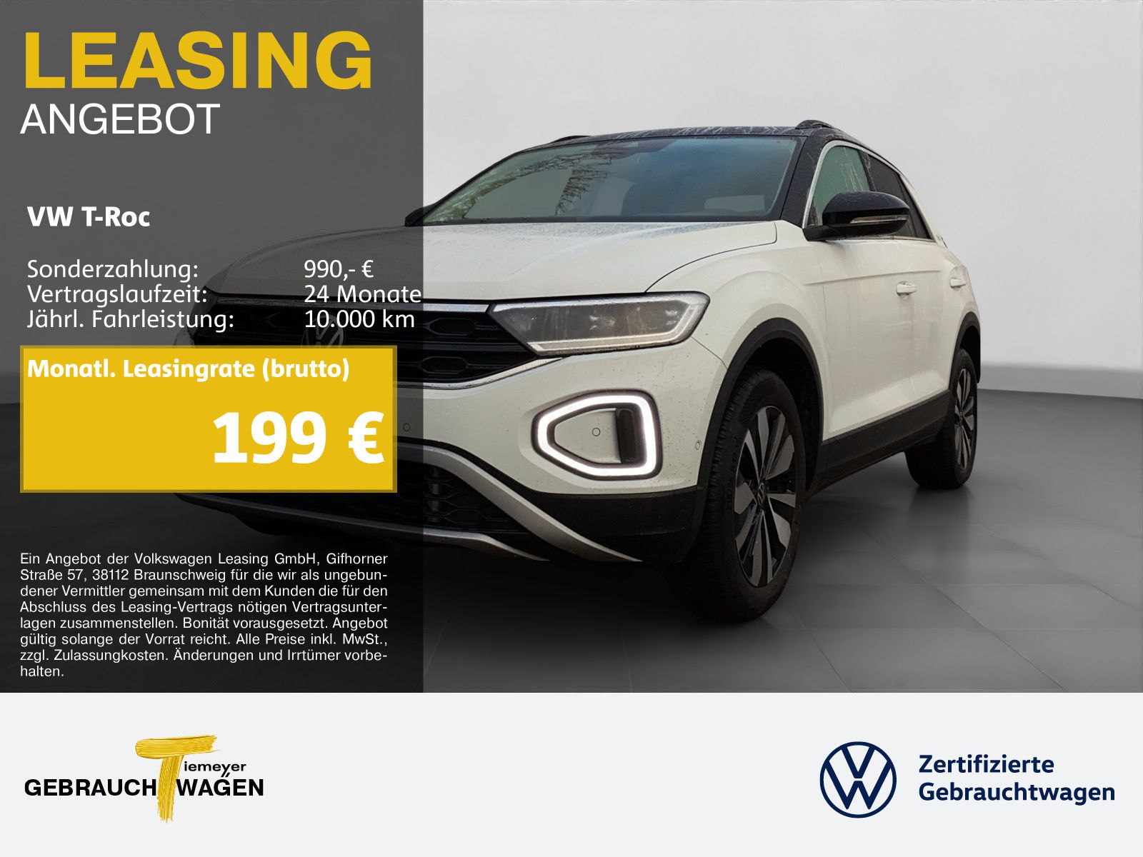 Volkswagen T-Roc 2.0 TDI DSG GOAL LED+ KAMERA AHK PRIVACY