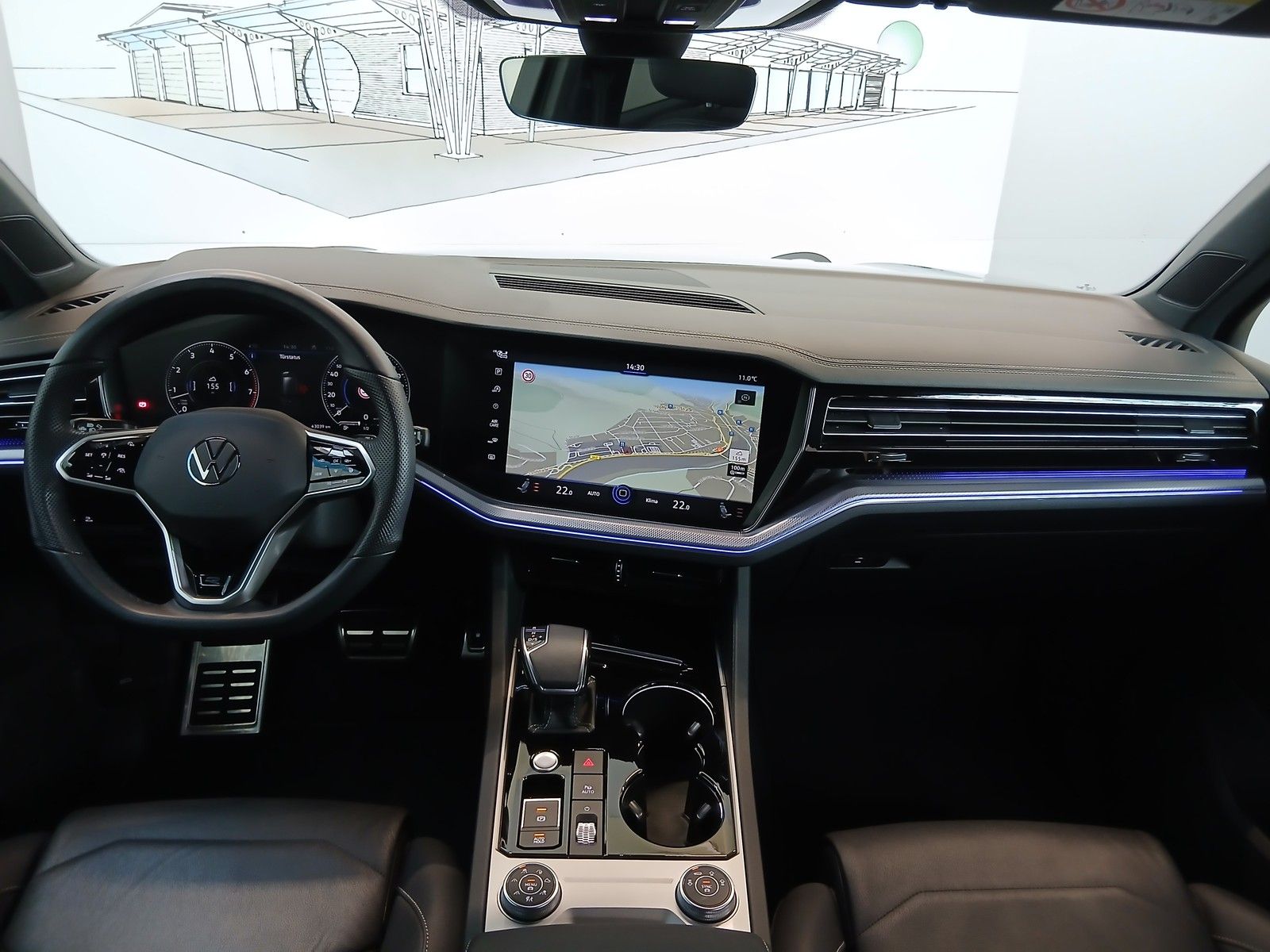 Fahrzeugabbildung Volkswagen Touareg R-Line 3,0 TSI UPE 96.000 +Navi+AHK+LED