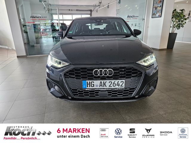 Audi A3 Sportback 1,5 TFSI S-tr. LED MMI NAVI SHZ P-A