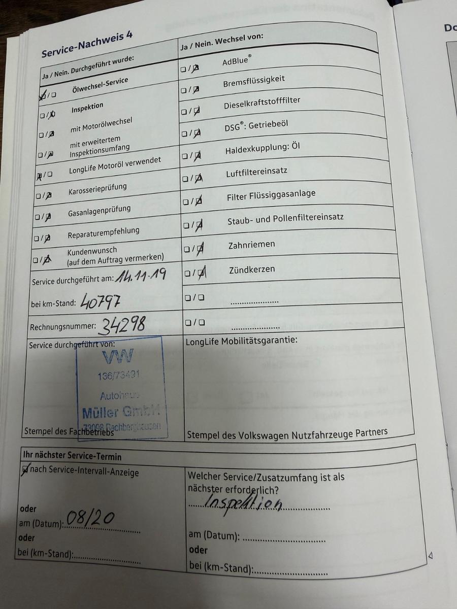 Volkswagen Caddy  Highline/ACC/Kamera/Navi/Bi-Xenon/1.H