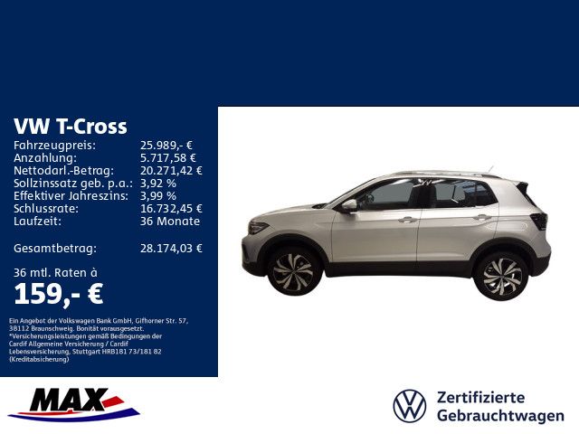 T-Cross 1.0 TSI DSG STYLE IQ.LIGHT+ACC+APP+ALU++